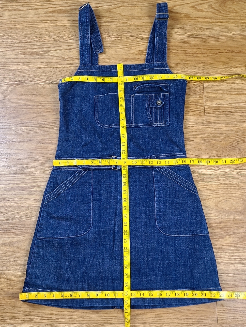AND 10x31 Womens Girls Pre-owned Denim Blue Jeans Dress